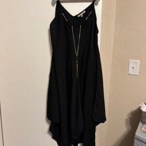 Speed Control New York Spaghetti Strap Dressy Sundress Sz XL Black NWT